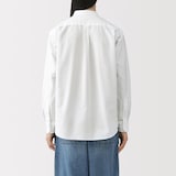 紳士　洗いざらしオックススタンドカラー長袖シャツ