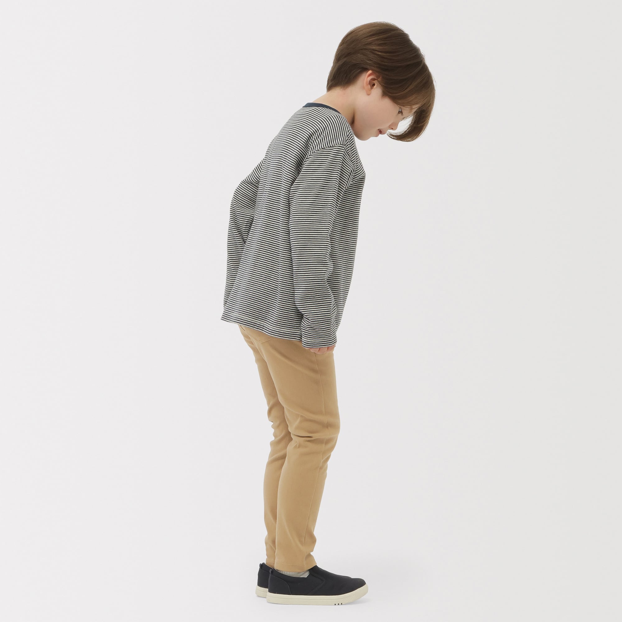 キッズ　ジャージーストレッチツイルレギンスパンツ