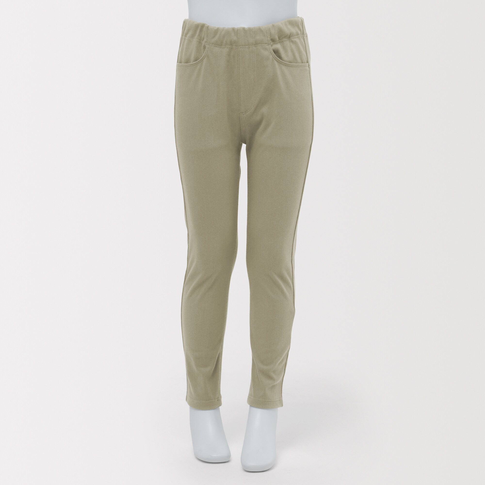 キッズ　ジャージーストレッチツイルレギンスパンツ