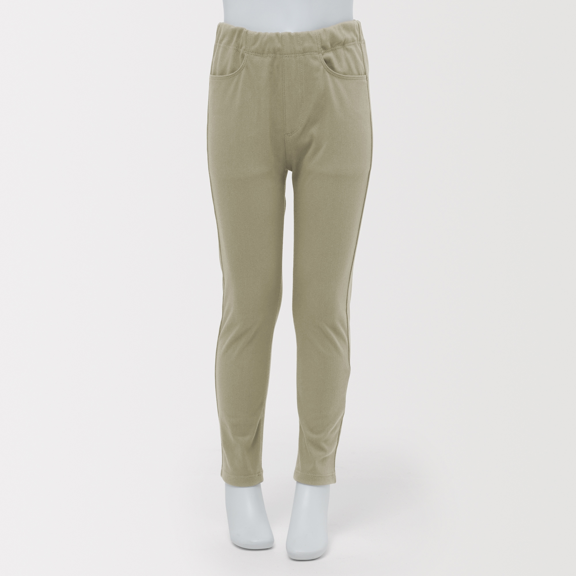 キッズ　ジャージーストレッチツイルレギンスパンツ