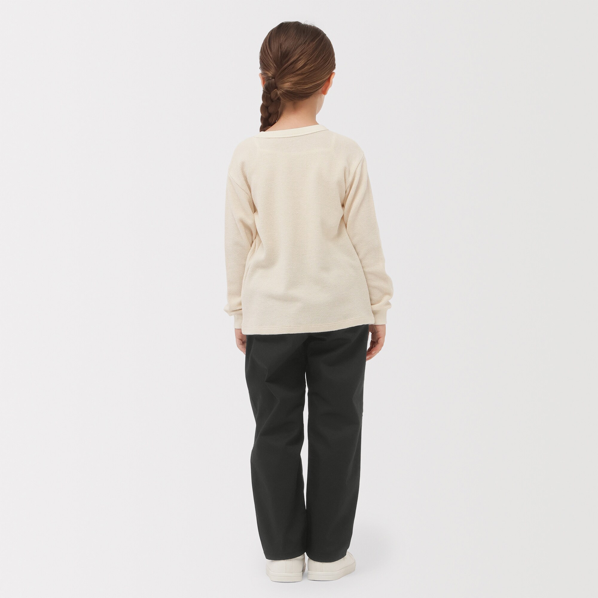 キッズ　洗いざらしチノルーズフィットパンツ