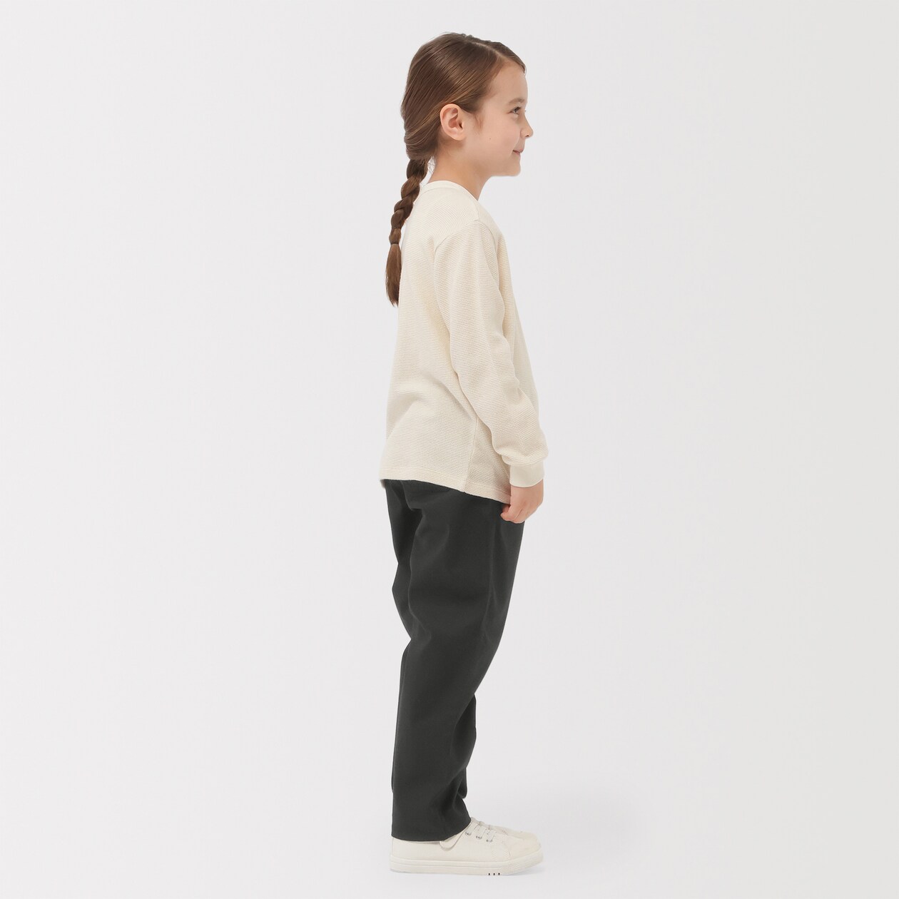 キッズ　洗いざらしチノルーズフィットパンツ