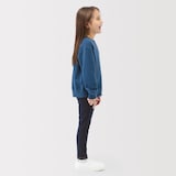 キッズ　ジャージーストレッチデニム調レギンスパンツ