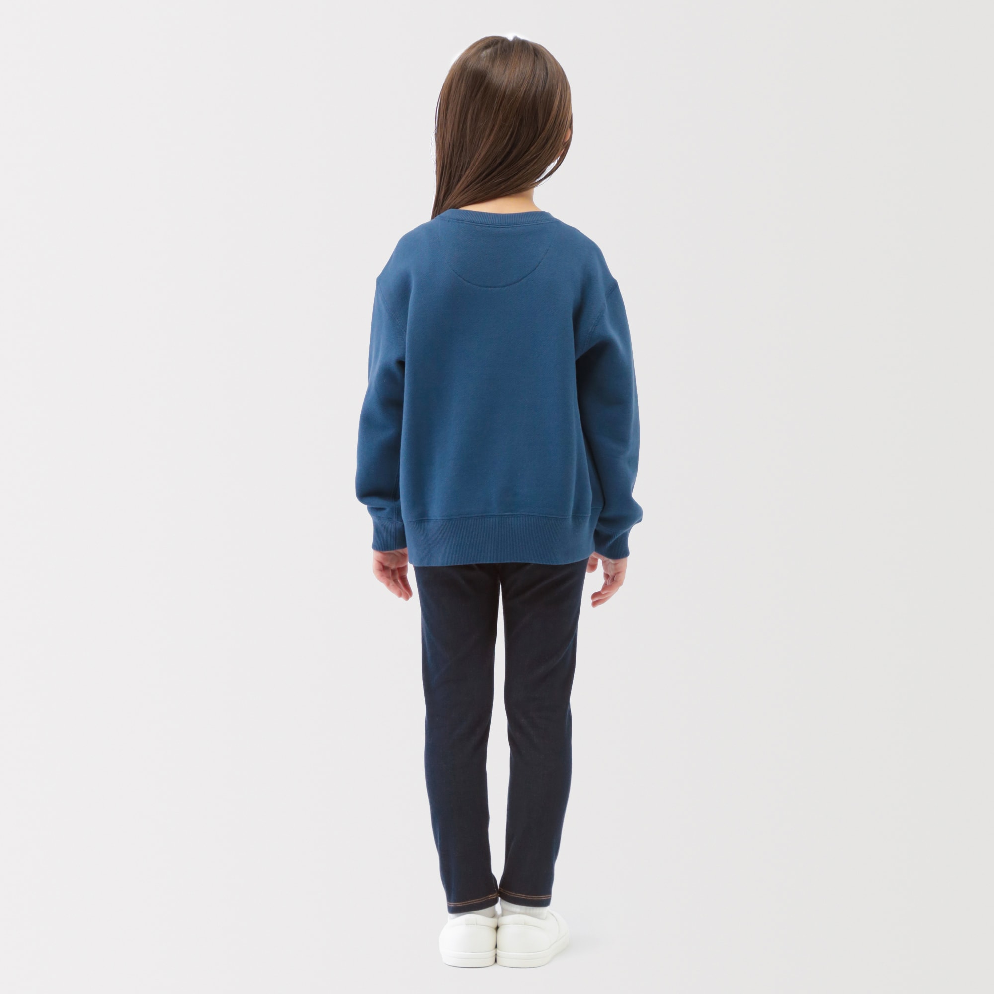 キッズ　ジャージーストレッチデニム調レギンスパンツ