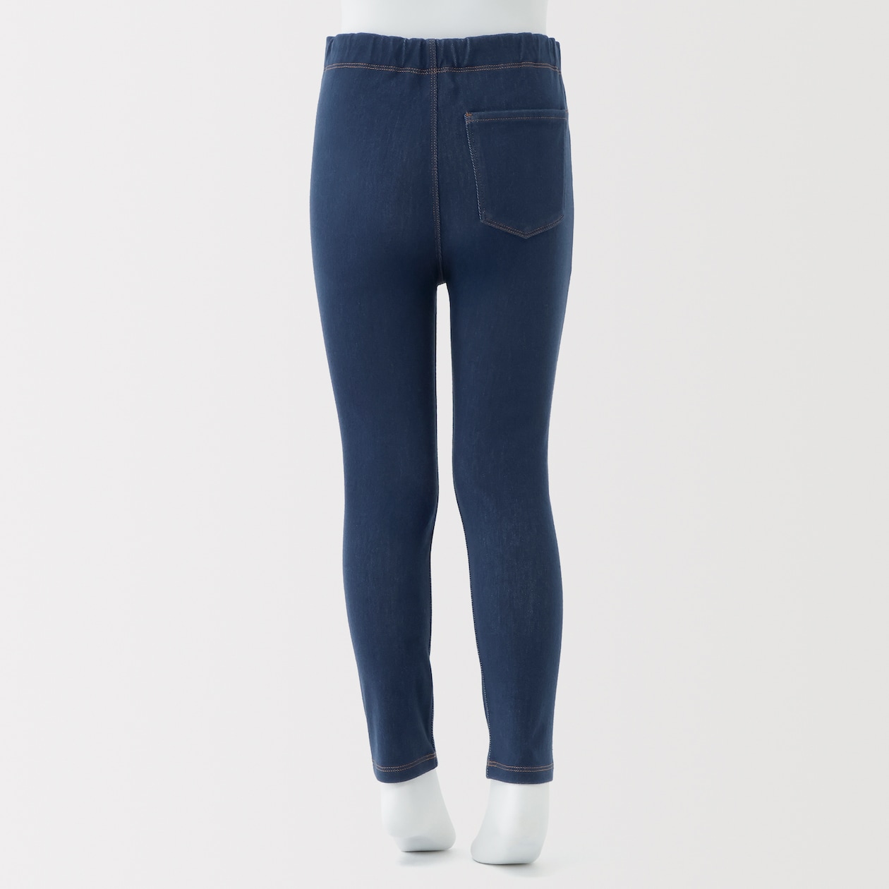 キッズ　ジャージーストレッチデニム調レギンスパンツ