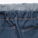 キッズ　ジャージーストレッチデニム調レギンスパンツ