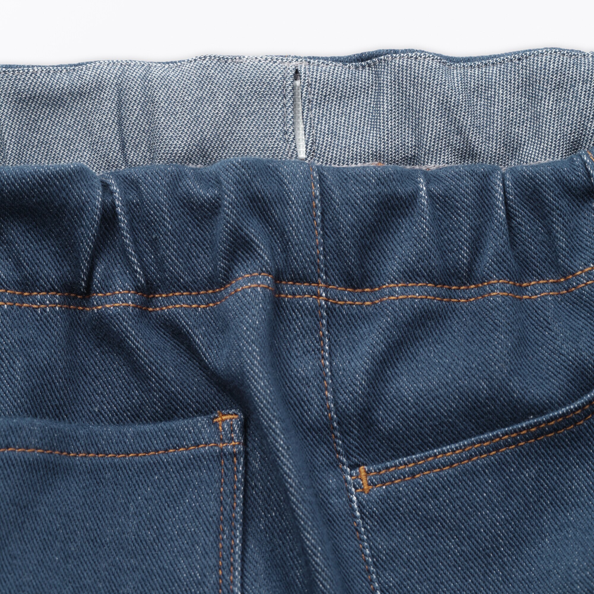 キッズ　ジャージーストレッチデニム調レギンスパンツ