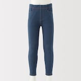 キッズ　ジャージーストレッチデニム調レギンスパンツ