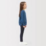 キッズ　ジャージーストレッチデニム調レギンスパンツ