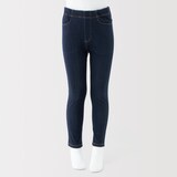 キッズ　ジャージーストレッチデニム調レギンスパンツ