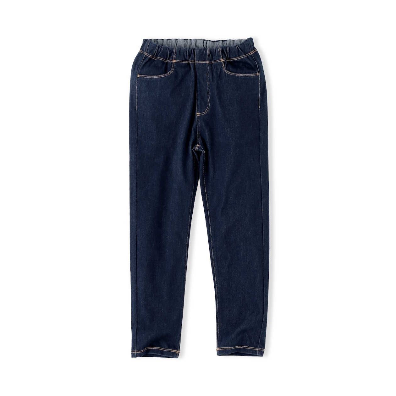キッズ　ジャージーストレッチデニム調レギンスパンツ