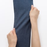 キッズ　ジャージーストレッチデニム調レギンスパンツ