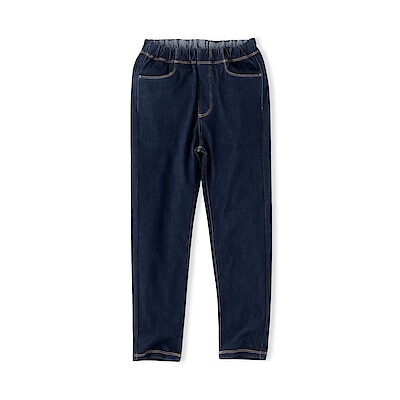 キッズ　ジャージーストレッチデニム調レギンスパンツ