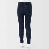 キッズ　ジャージーストレッチデニム調レギンスパンツ