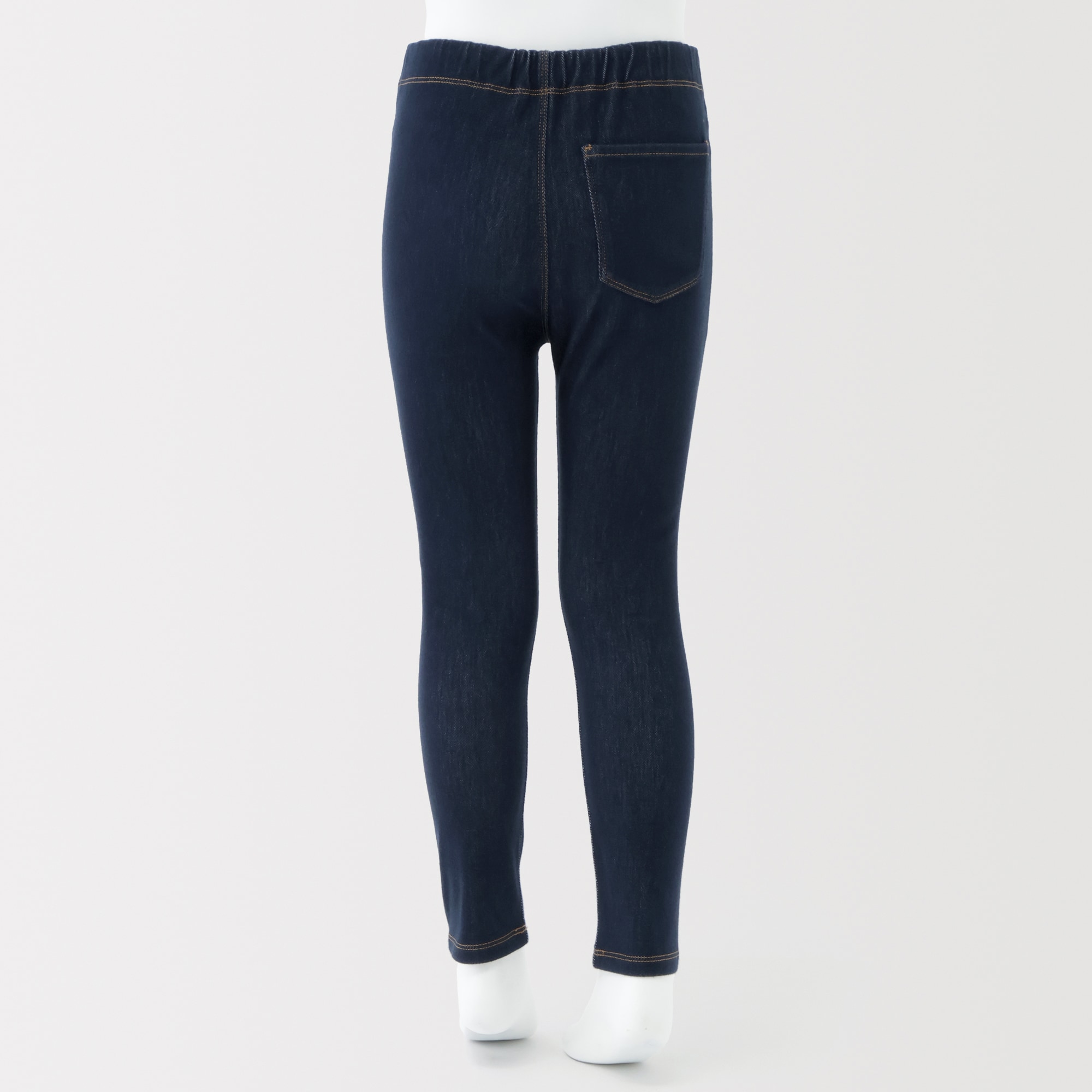 キッズ　ジャージーストレッチデニム調レギンスパンツ