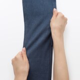 キッズ　ジャージーストレッチデニム調レギンスパンツ