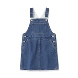 キッズ　木の実から作ったカポック混デニムジャンパースカート