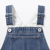 キッズ　木の実から作ったカポック混デニムジャンパースカート