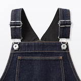 キッズ　木の実から作ったカポック混デニムジャンパースカート