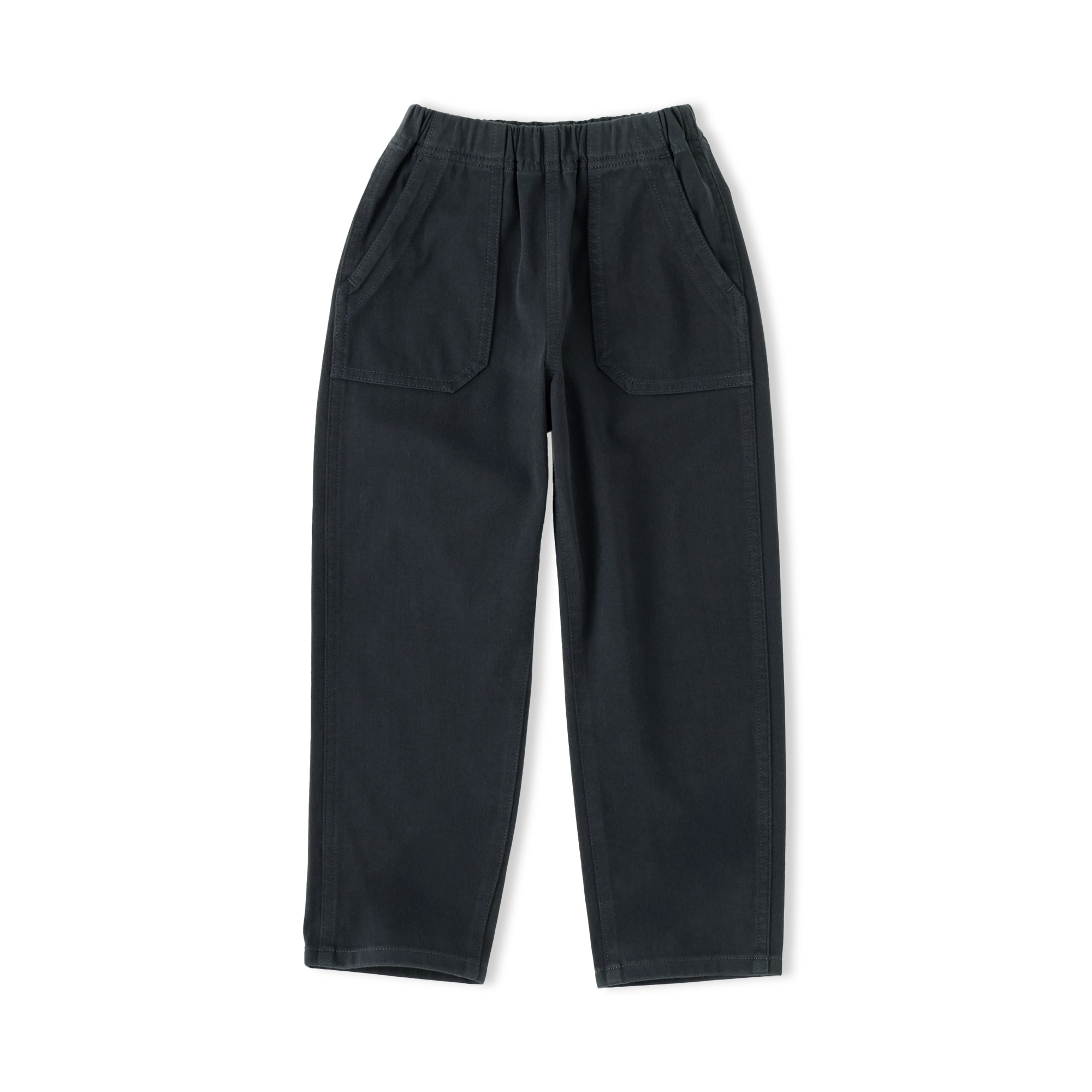 キッズ 縦横ストレッチヘリンボーンベイカーパンツ | 無印良品