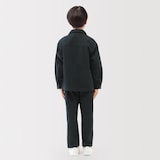 キッズ　縦横ストレッチヘリンボーンベイカーパンツ