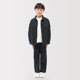 キッズ　縦横ストレッチヘリンボーンベイカーパンツ