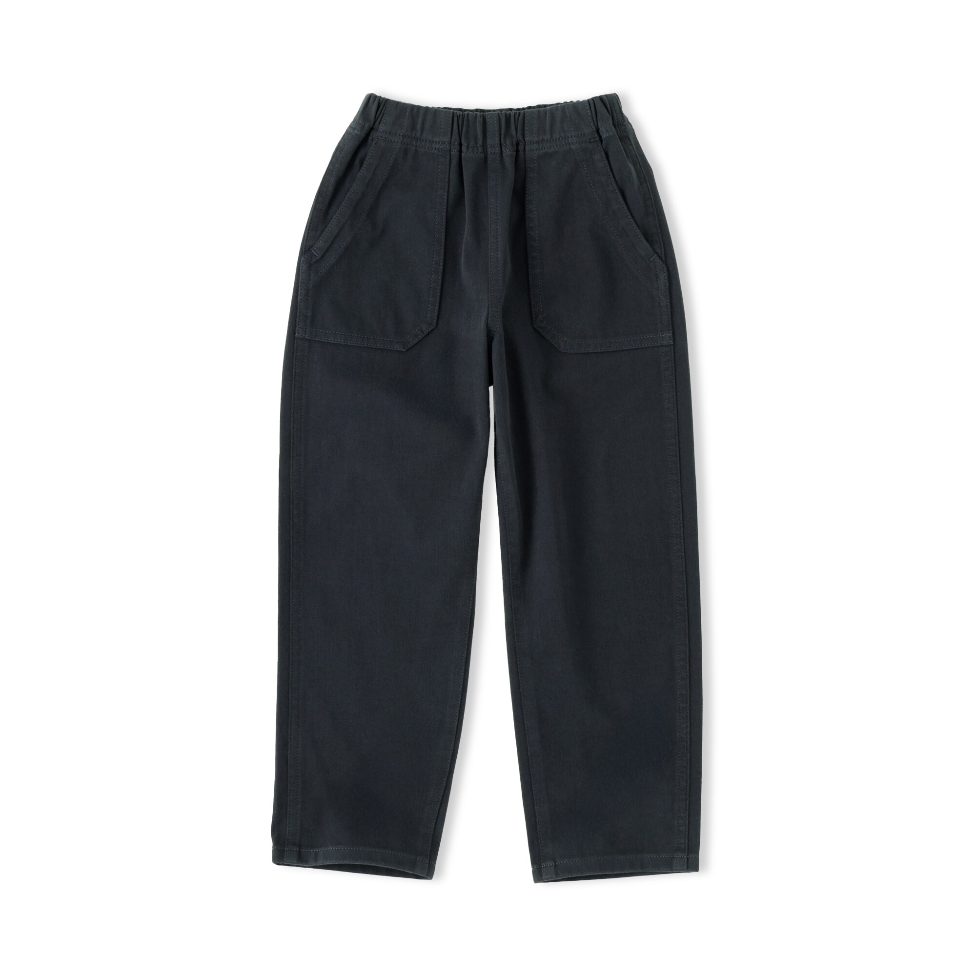 キッズ　縦横ストレッチヘリンボーンベイカーパンツ