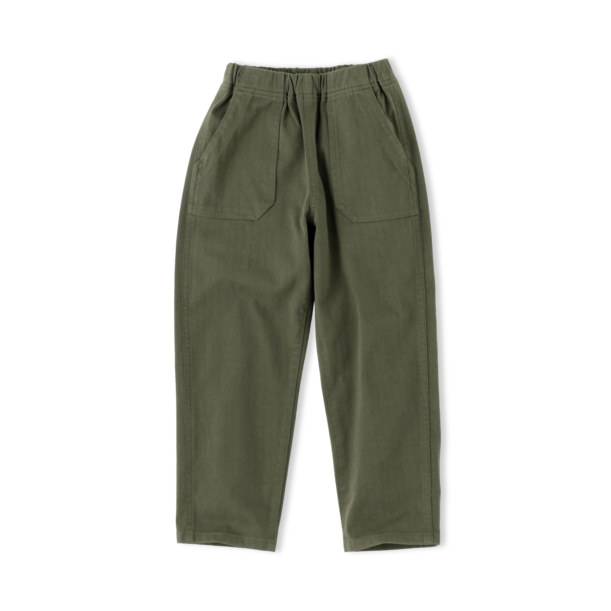 キッズ　縦横ストレッチヘリンボーンベイカーパンツ