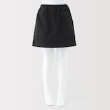 キッズ　縦横ストレッチヘリンボーンスカート