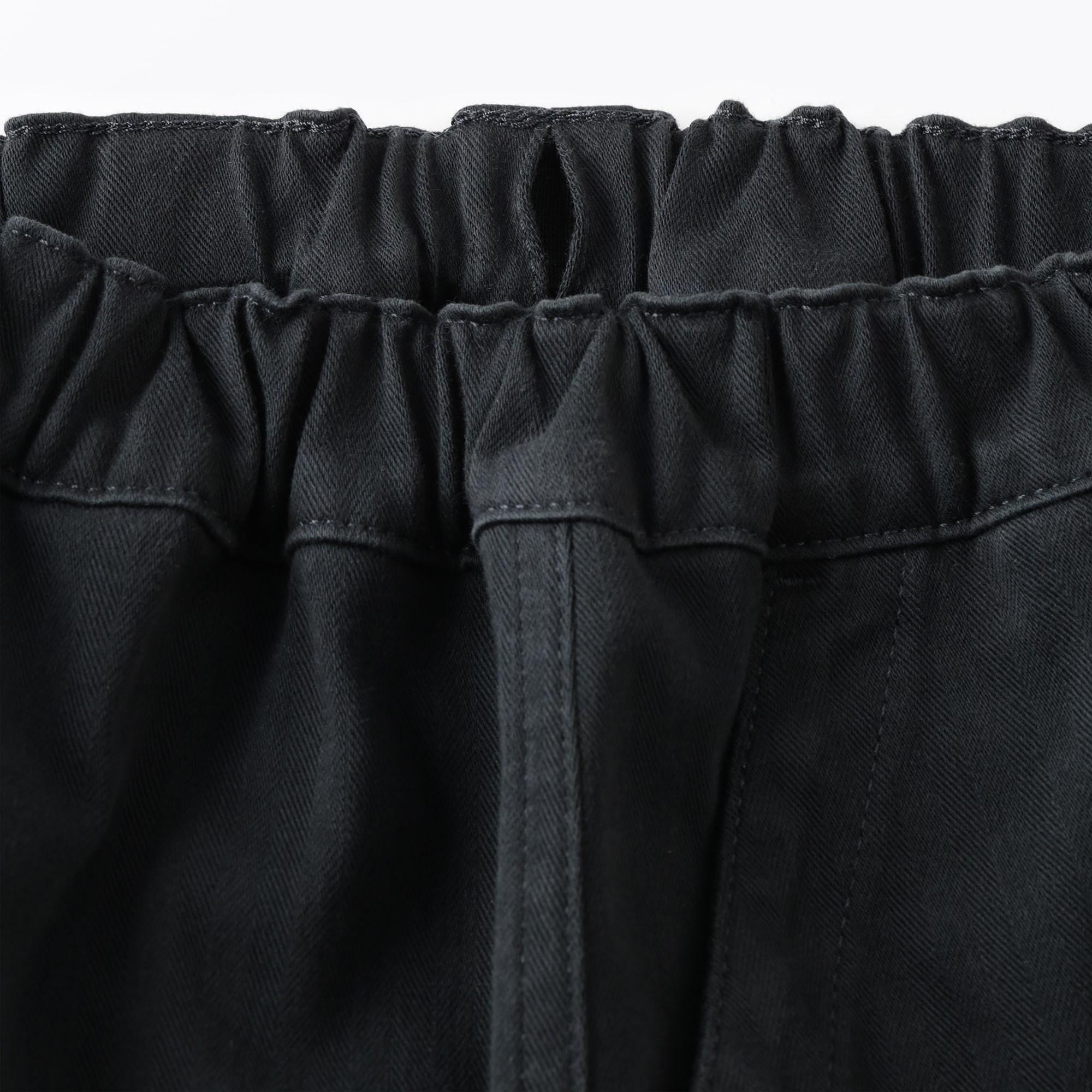 キッズ　縦横ストレッチヘリンボーンスカート