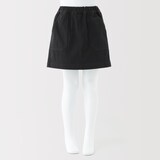 キッズ　縦横ストレッチヘリンボーンスカート