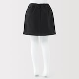 キッズ　縦横ストレッチヘリンボーンスカート