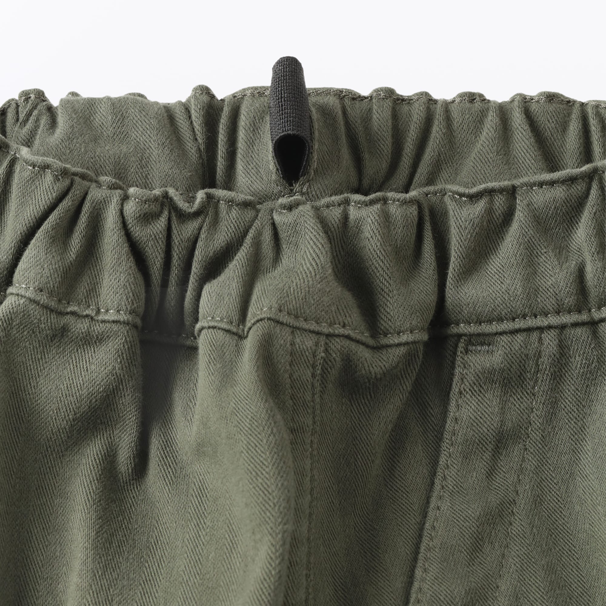 キッズ　縦横ストレッチヘリンボーンスカート