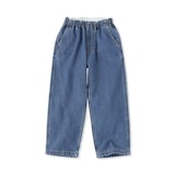 キッズ　木の実から作ったカポック混デニムワイドパンツ