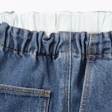 キッズ　木の実から作ったカポック混デニムワイドパンツ