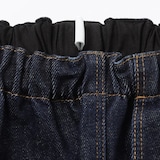 キッズ　木の実から作ったカポック混デニムワイドパンツ