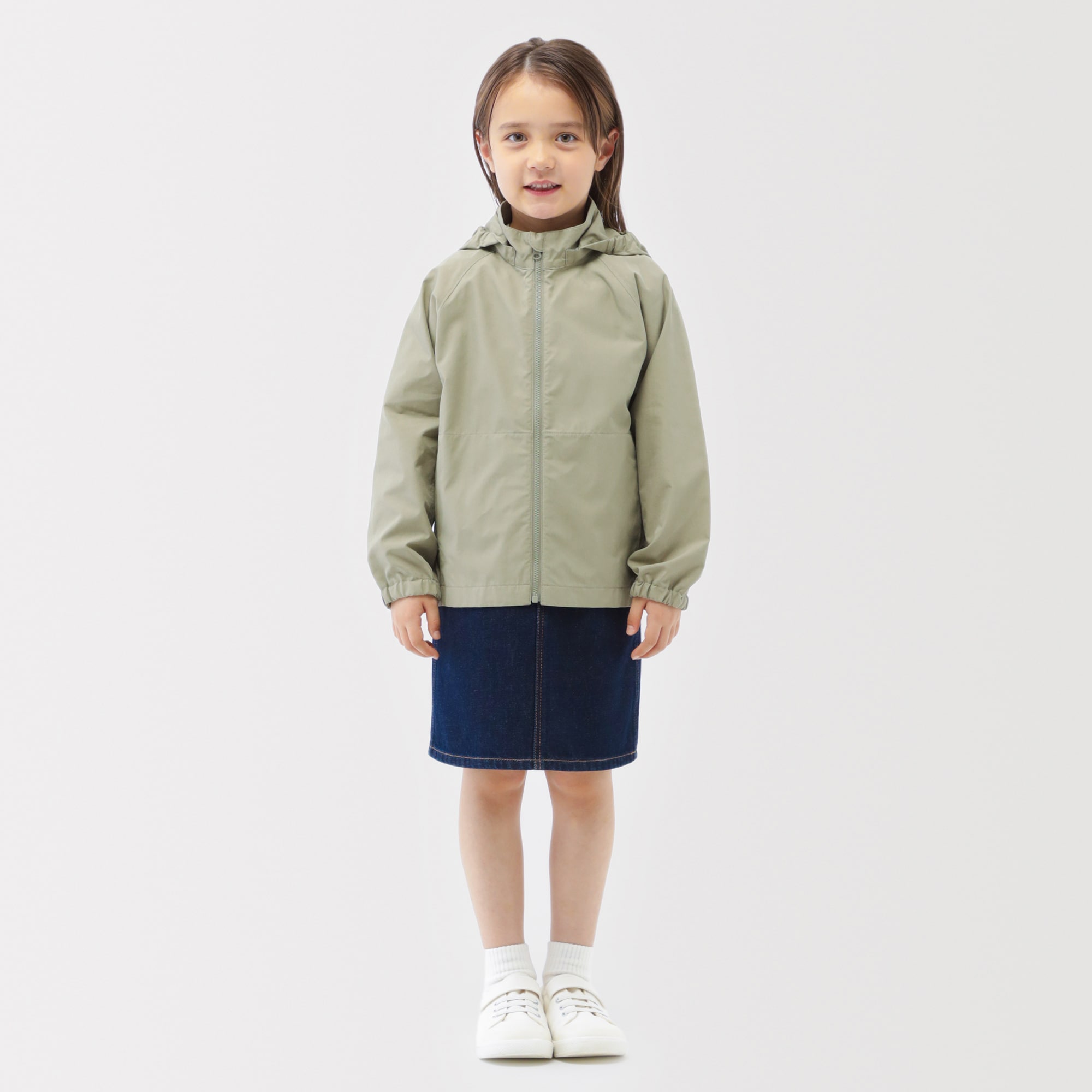 キッズ　撥水フード付きジャケット