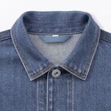 キッズ　木の実から作ったカポック混デニムジャケット