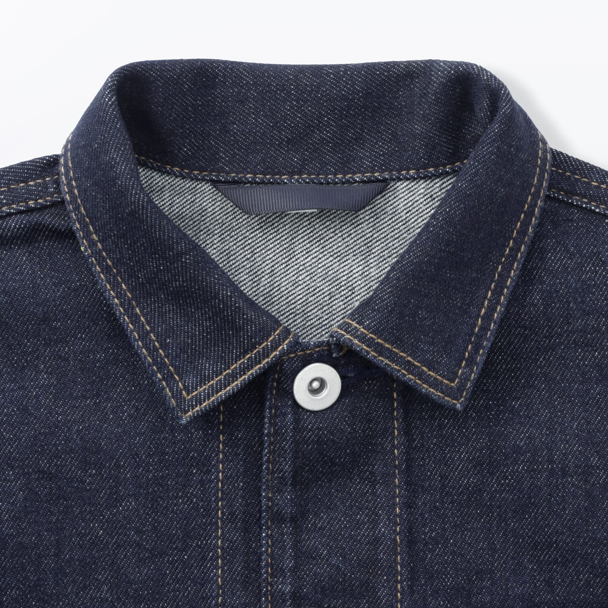 キッズ　木の実から作ったカポック混デニムジャケット