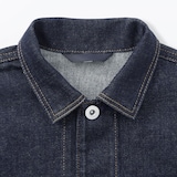 キッズ　木の実から作ったカポック混デニムジャケット