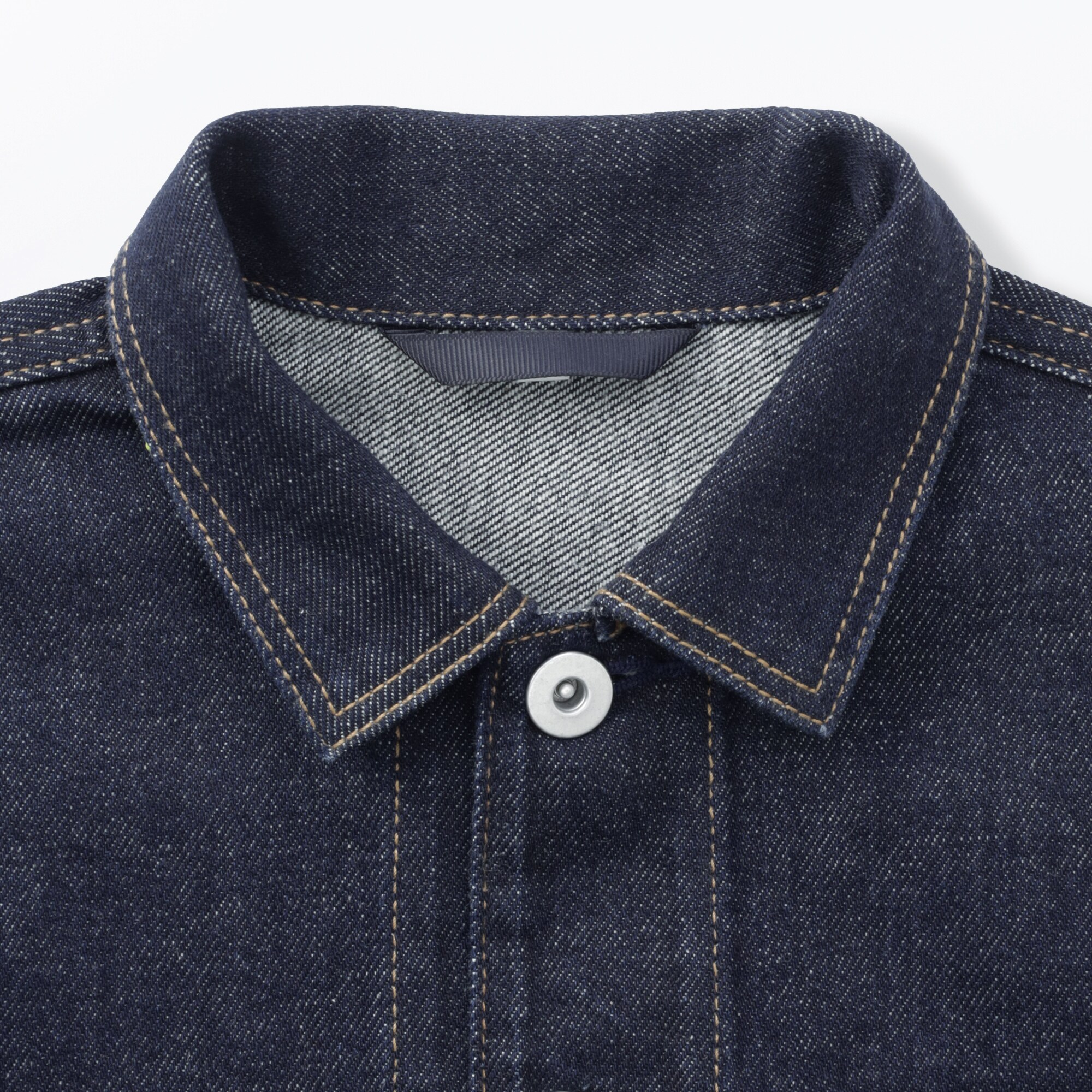 キッズ　木の実から作ったカポック混デニムジャケット