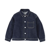 キッズ　木の実から作ったカポック混デニムジャケット