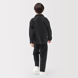 キッズ　縦横ストレッチヘリンボーンジャケット