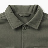 キッズ　縦横ストレッチヘリンボーンジャケット