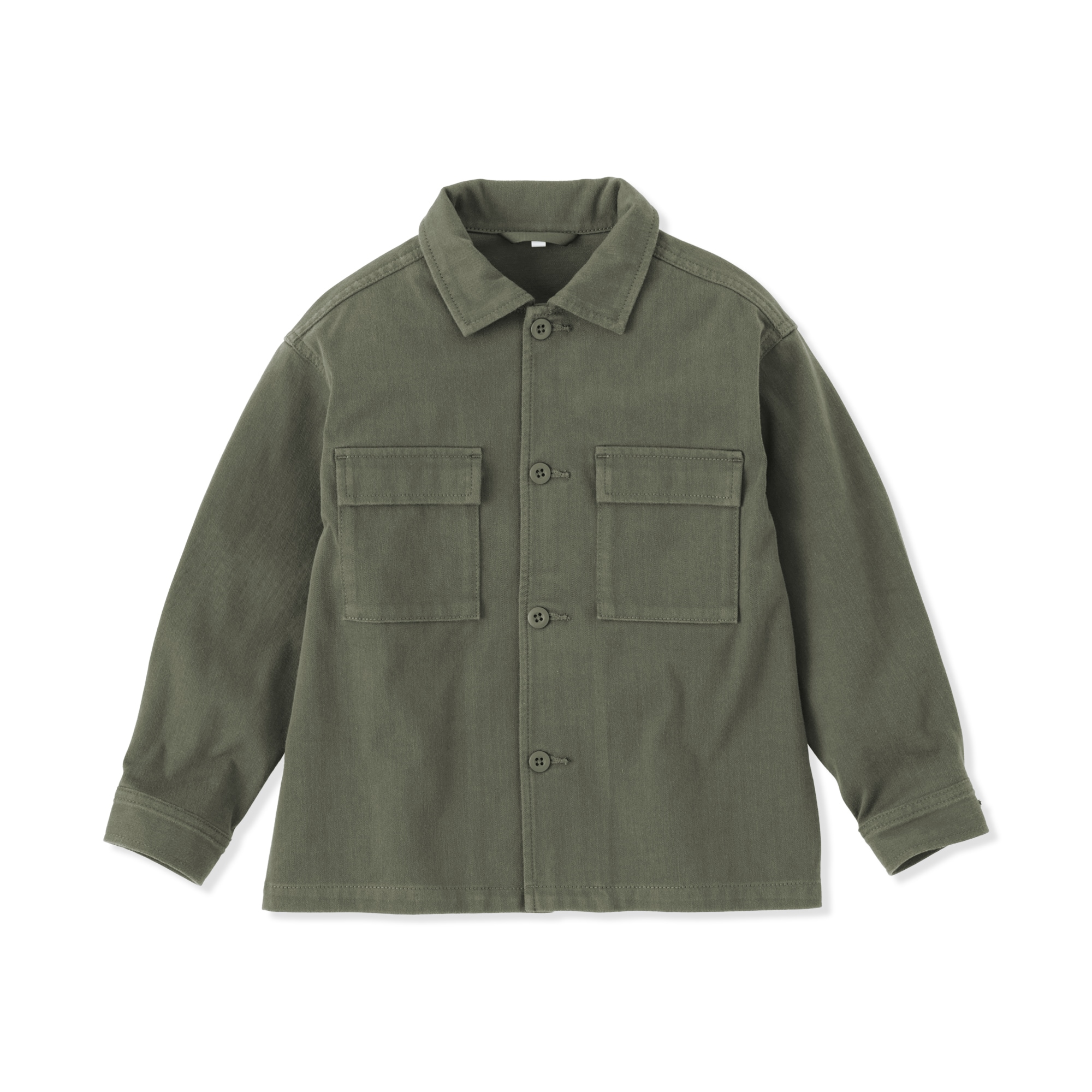 キッズ　縦横ストレッチヘリンボーンジャケット