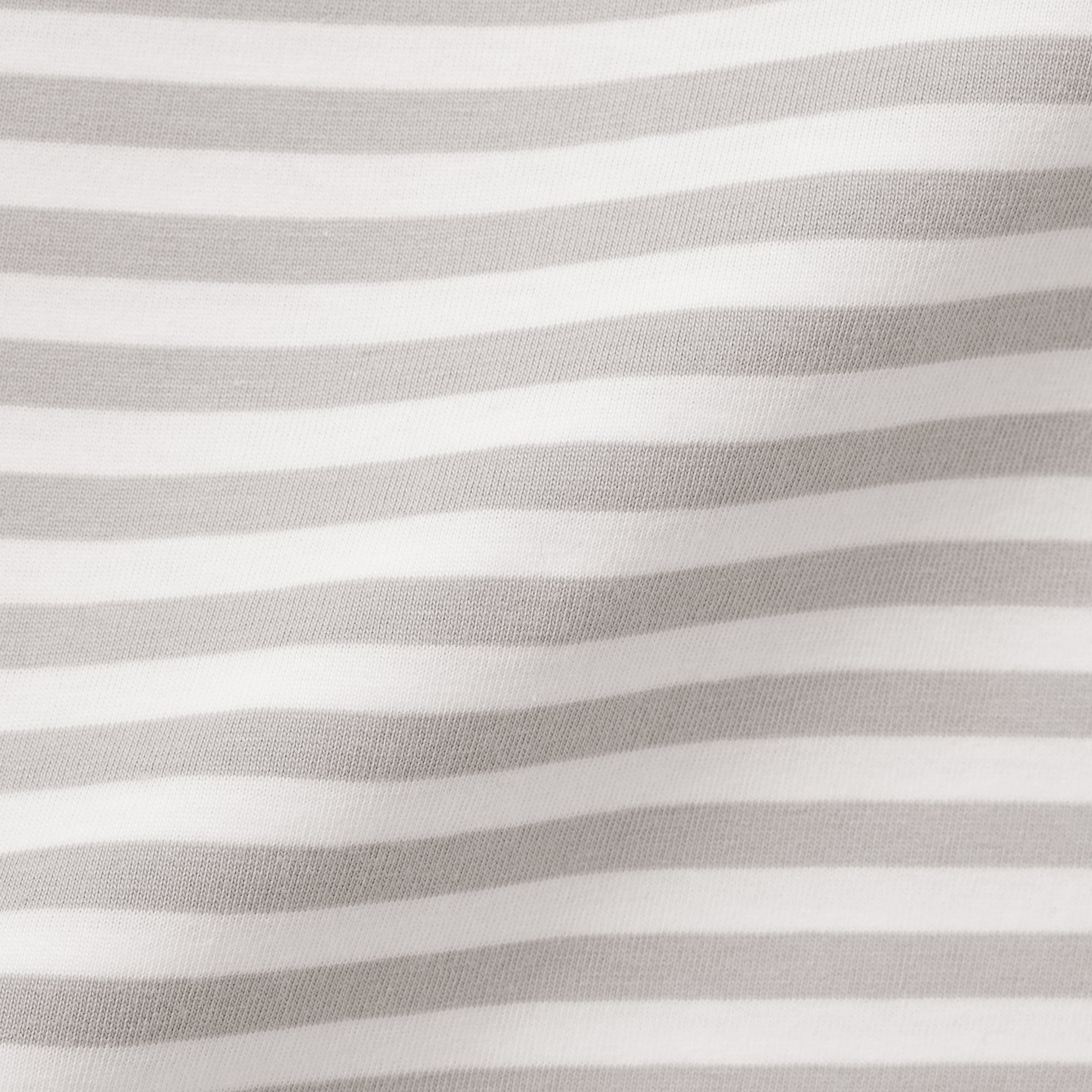 キッズ　綿天竺編みクルーネック長袖Ｔシャツ　ボーダー