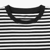 キッズ　綿天竺編みクルーネック長袖Ｔシャツ　ボーダー