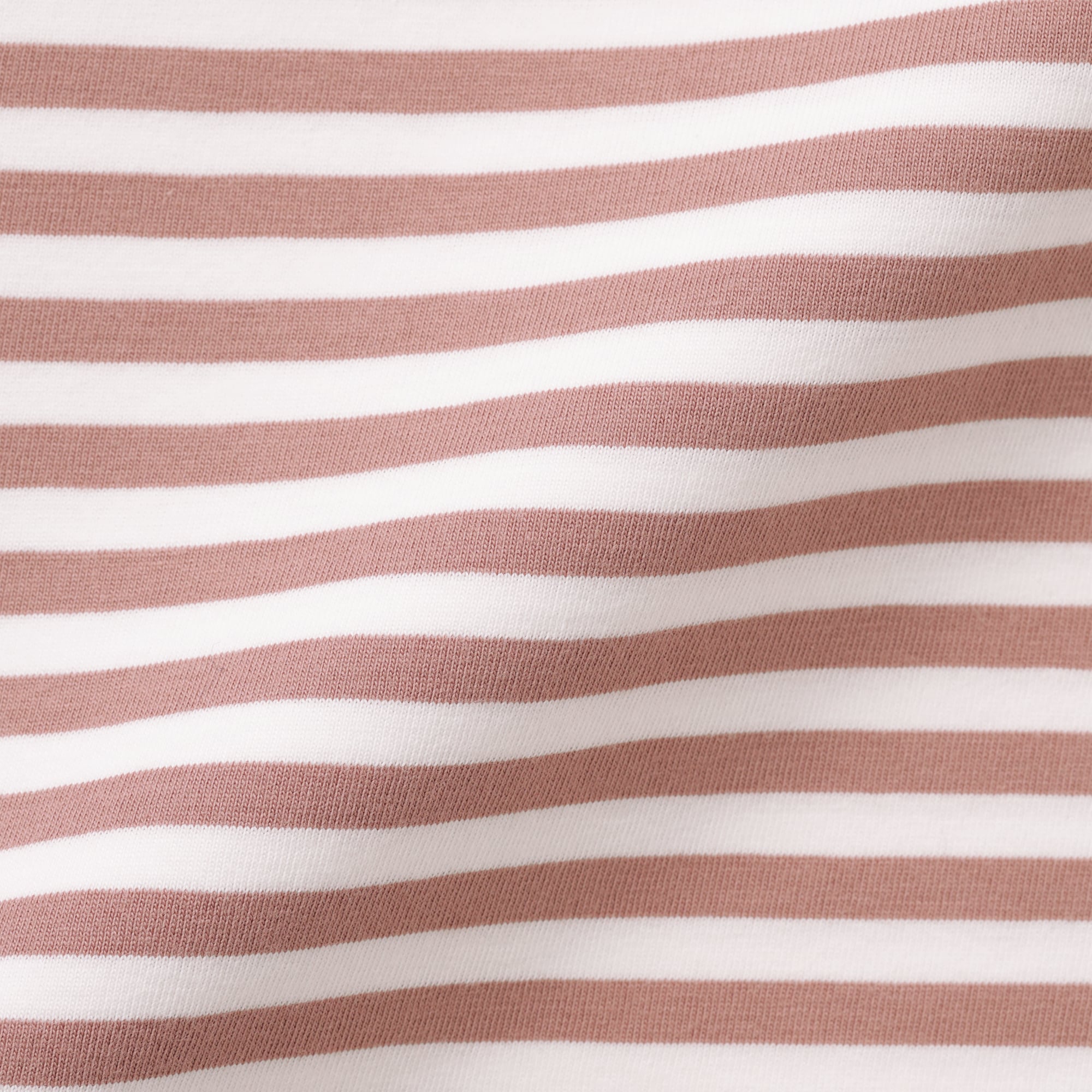 キッズ　綿天竺編みクルーネック長袖Ｔシャツ　ボーダー