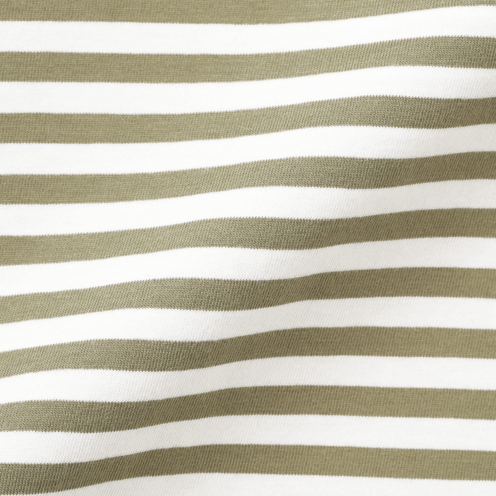 キッズ　綿天竺編みクルーネック長袖Ｔシャツ　ボーダー