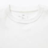 キッズ　綿天竺編みクルーネック長袖Ｔシャツ　無地